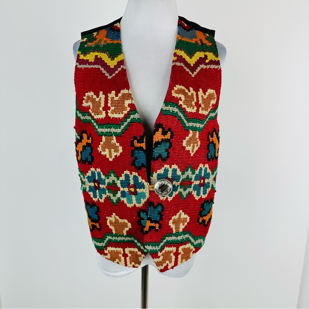 Matt Camron Southwestern Western Vest Size Small